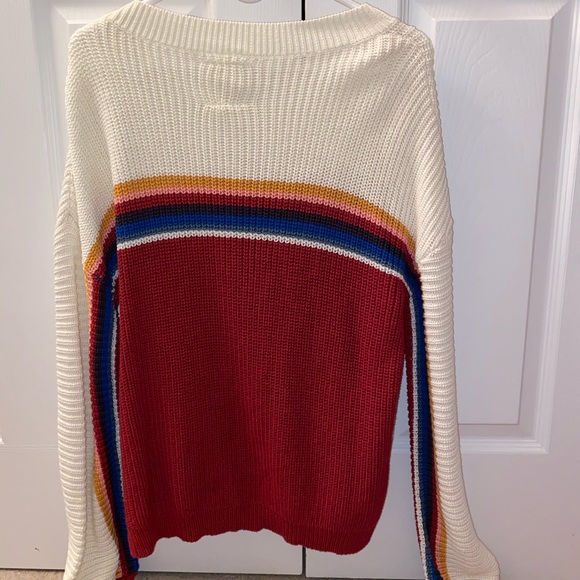 COZY Rip Curl Retro Stripe Sweater (Worn Once) - Picture 5 of 7